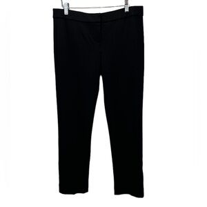 Amanda + Chelsea Point Knit Trouser Pants - Black - size 6